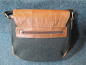 Preview: Leather Bag with bright Flap